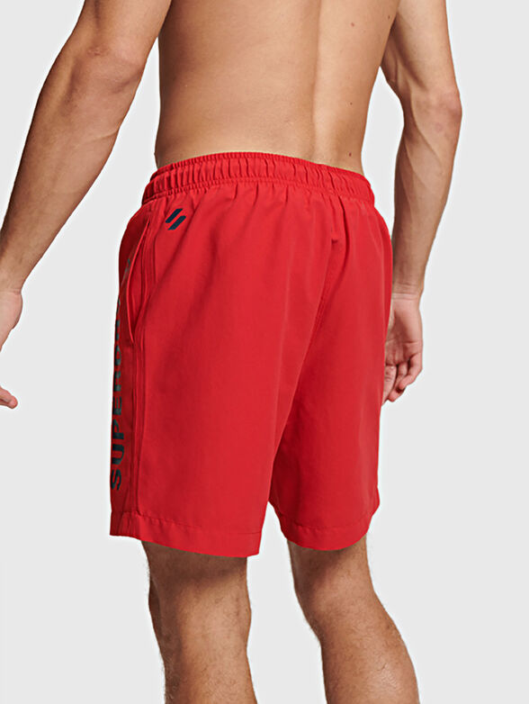 CORE SPORT beach shorts with logo accent - 2