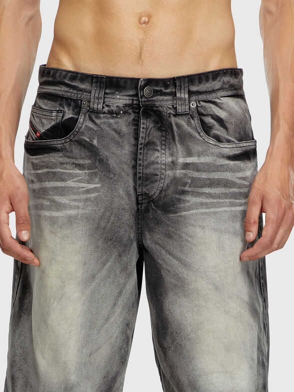 P-HANS black jeans with bleached effect - 3
