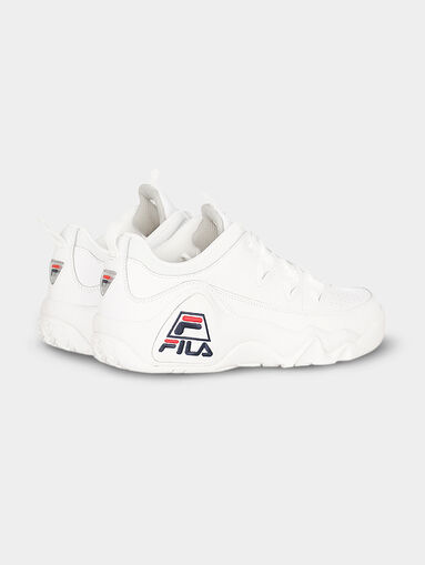 95 LOW dark blue sneakers with white accents - 3