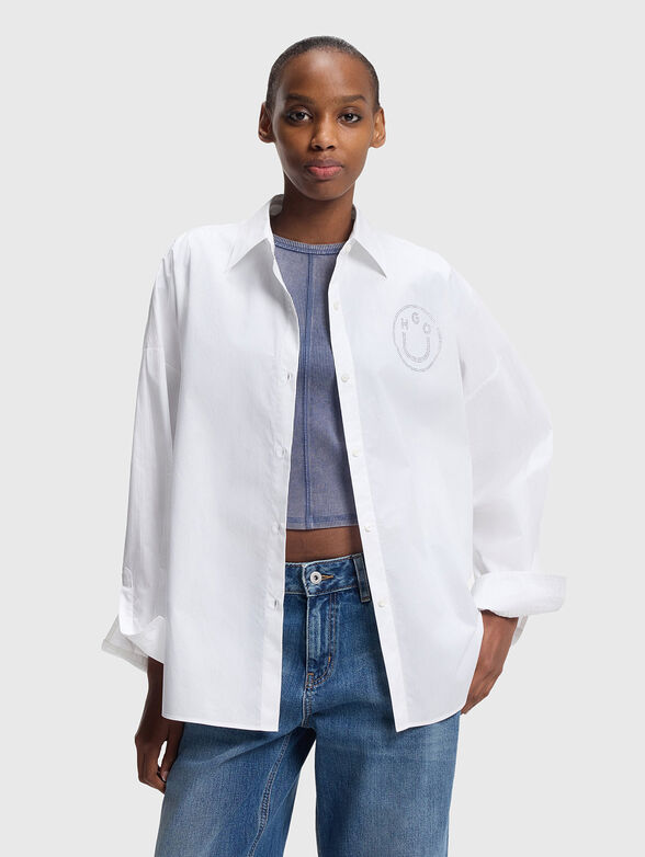 White cotton shirt - 1