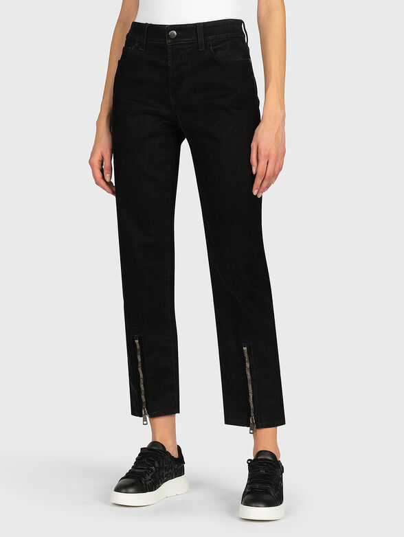 Straight jeans with zip accents - 1