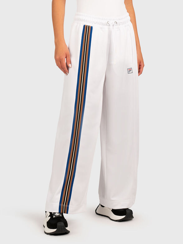 Sports trousers with accent trim - 1