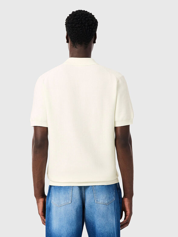 Short sleeved cotton polo shirt - 3