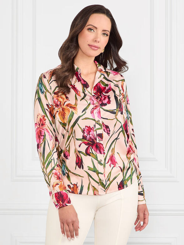 MELISSA shirt with floral print - 0