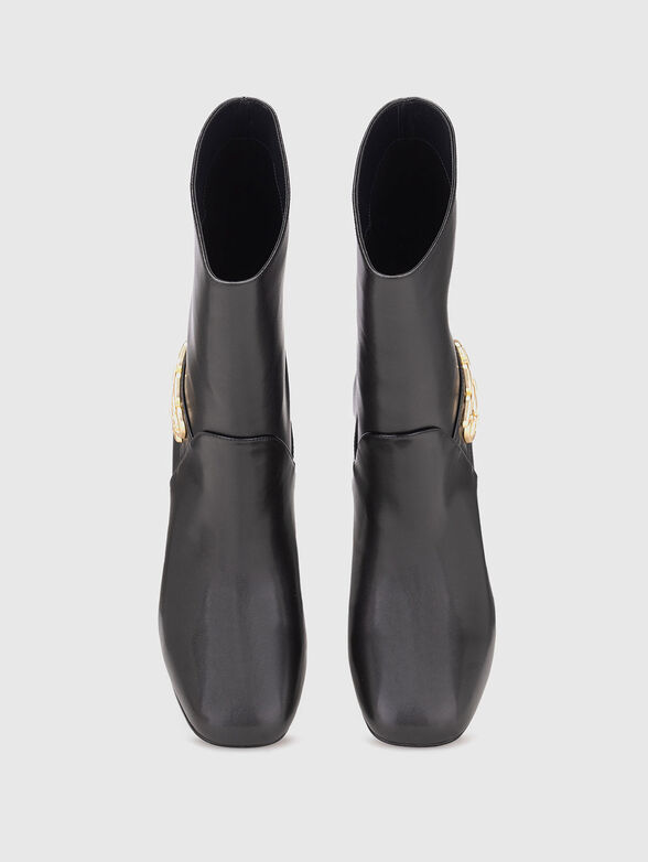 SAMY 05 nappa leather heeled ankle boots - 6