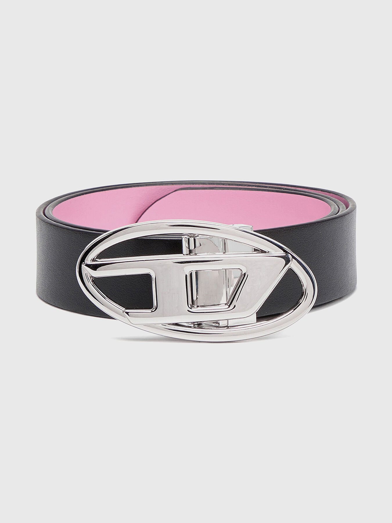 D LOGO B-1DR W REV II 30 leather belt brand DIESEL