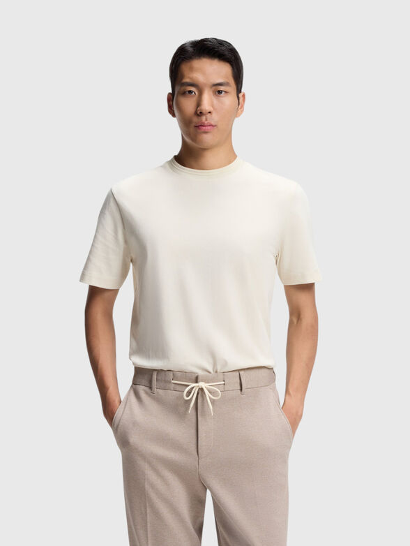 Cotton blend T-shirt - 1