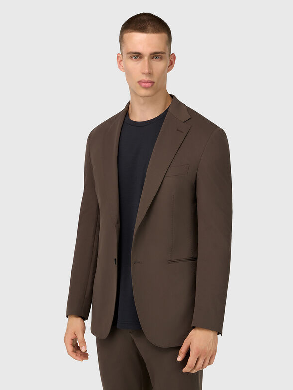 Jacket with notched lapels - 1