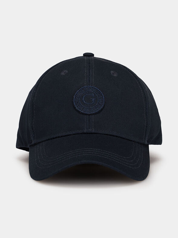 Baseball cap with logo patch in black color - 1