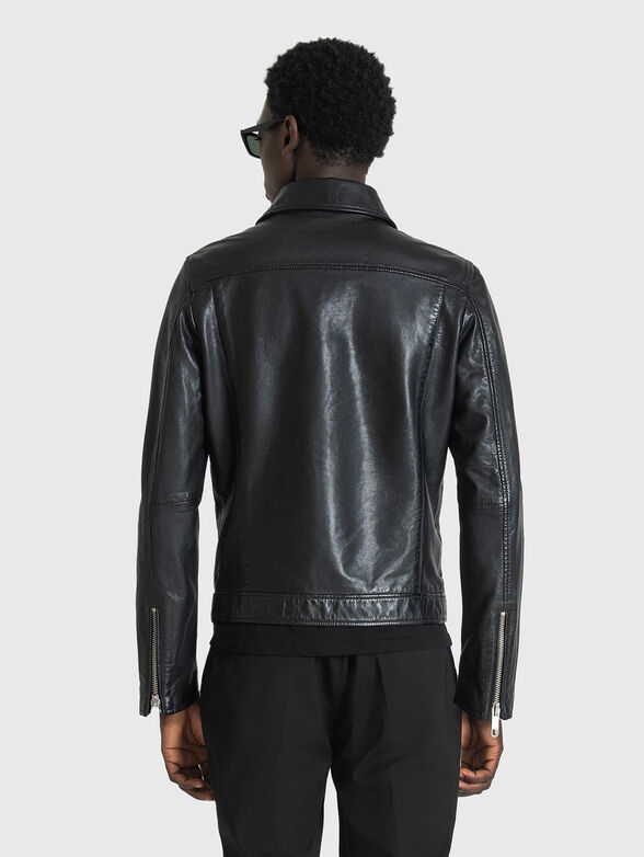 Black leatherr jacket  - 2