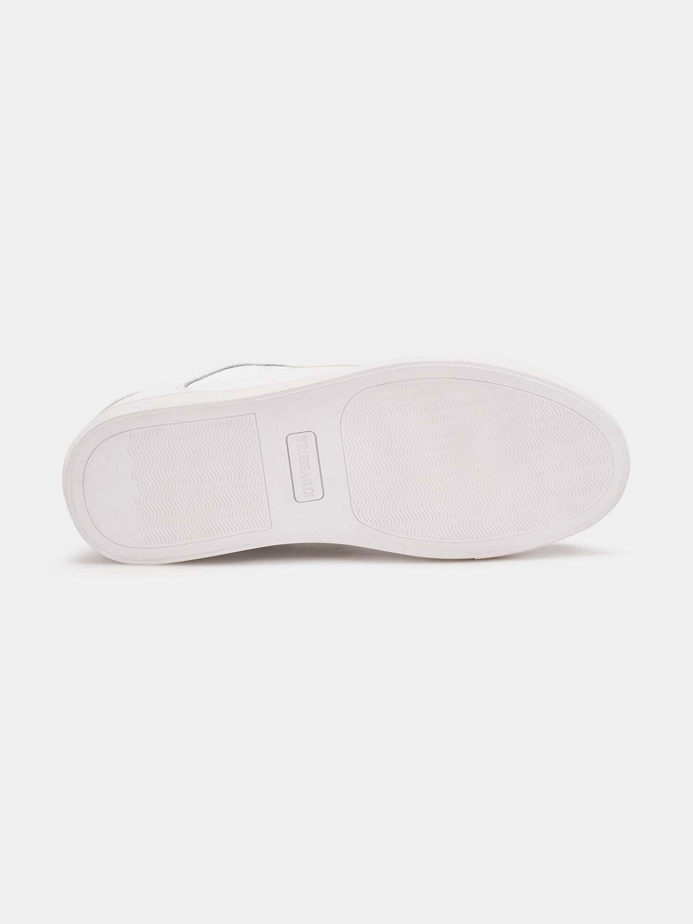 DENNY sneakers with pink accents brand TRUSSARDI