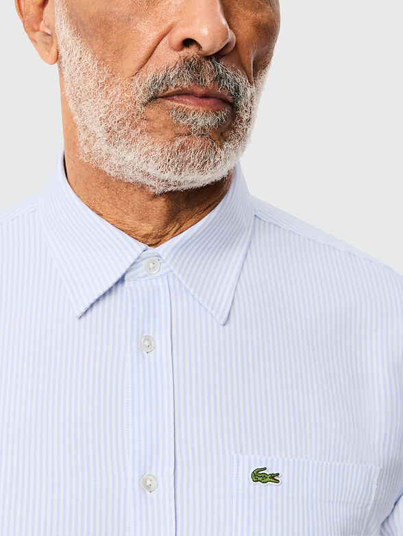 Cotton shirt with logo - 4