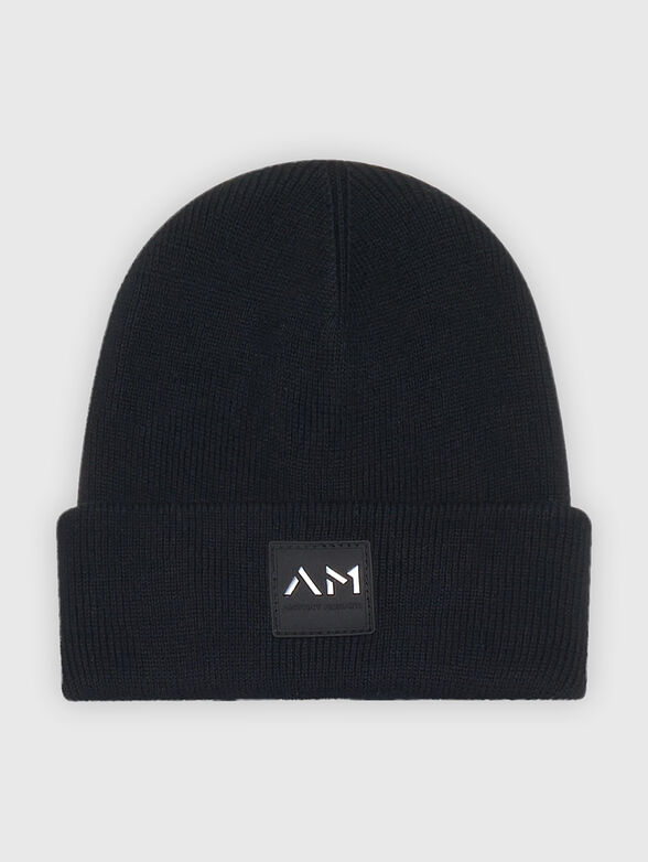 Cotton hat with logo accent - 1