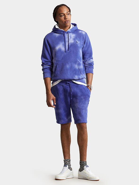 Sweatshirt with hood and tie-dye effect - 2