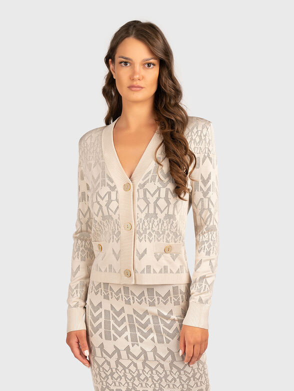 BILLIE cardigan with V-neck - 1