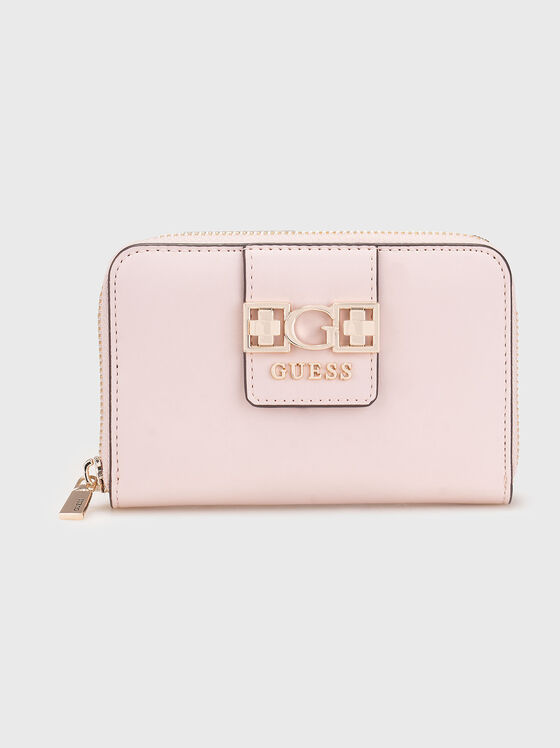 Малко розово портмоне JANE от еко кожа - 1