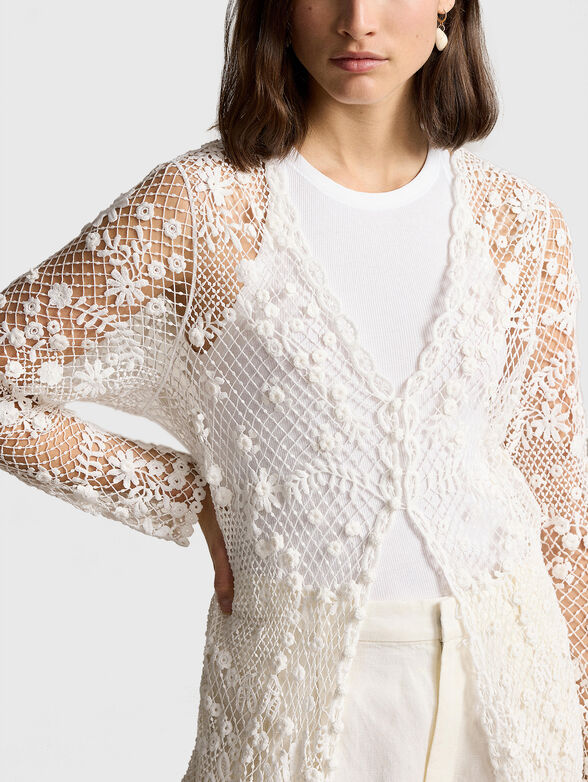 Long lace cardigan - 3