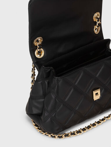 Bag with long strap in beige - 5