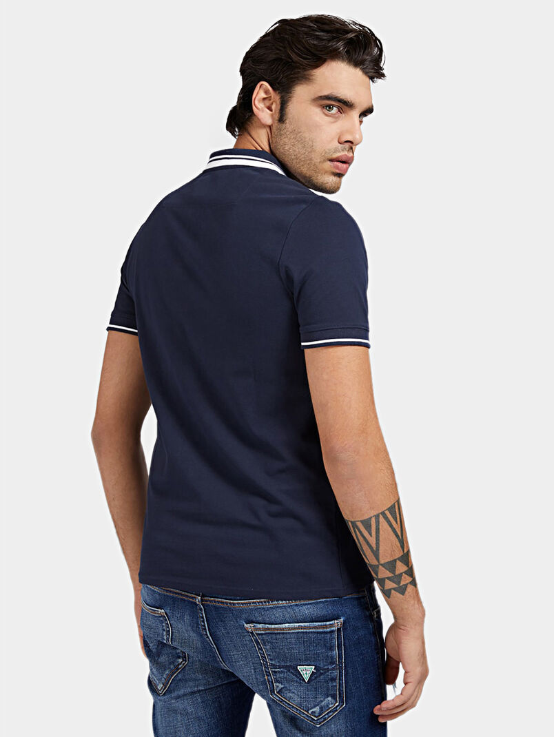 SCOTT Polo-shirt in blue color - 3