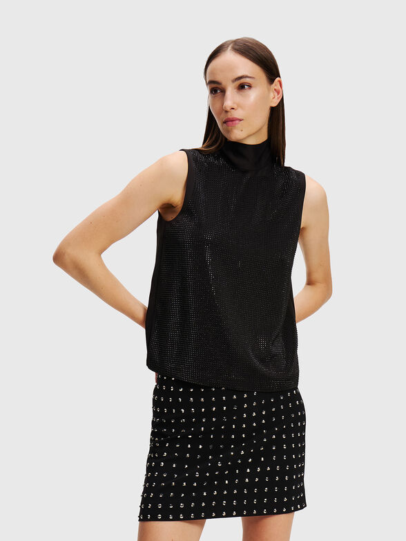 Rhinestones top - 1