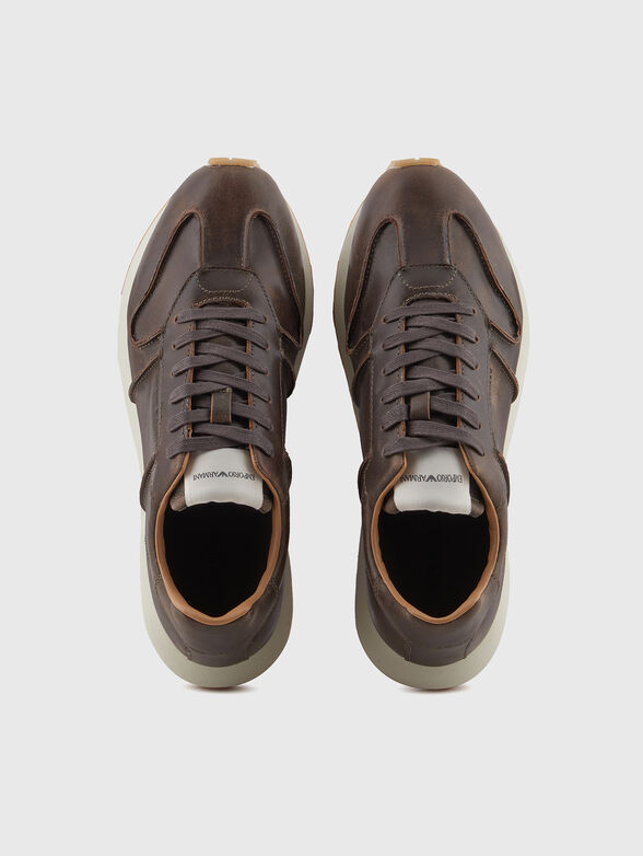 Genuine leather sneakers - 6