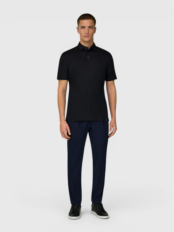 Black polo shirt - 2