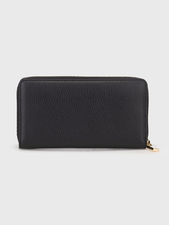 Wallet with logo detail in black - 2