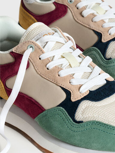 MONTREAL sports shoes in suede and textile - 4