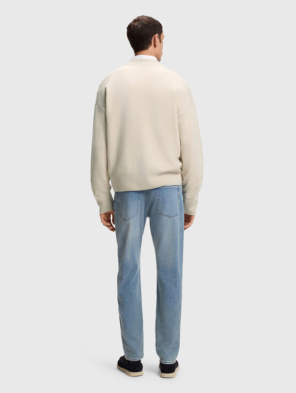 Loose fitting vest made of virgin wool - 3