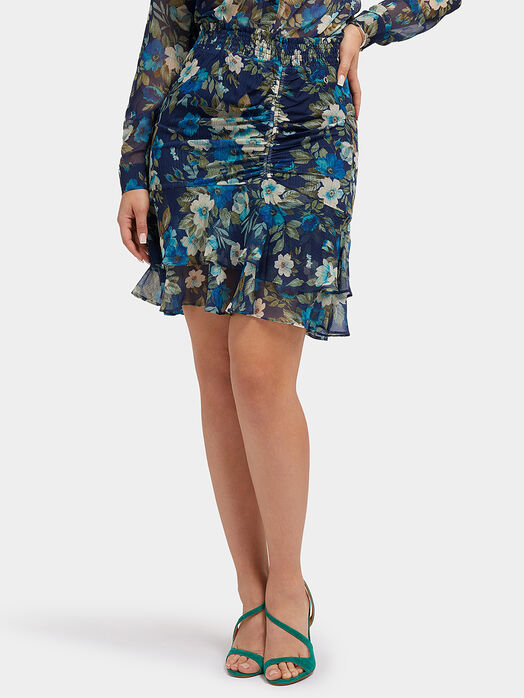 ALIX skirt with floral print