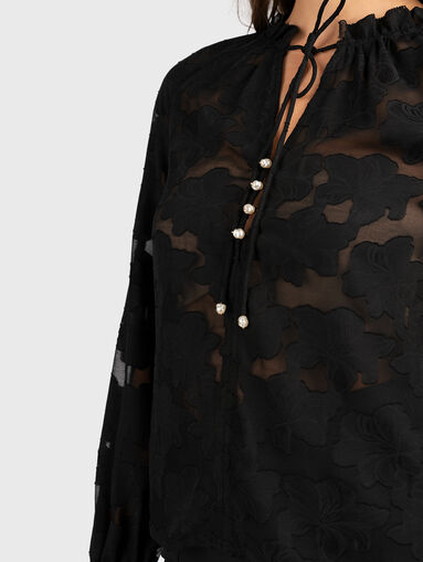 DENISE shirt with sheer effect - 4
