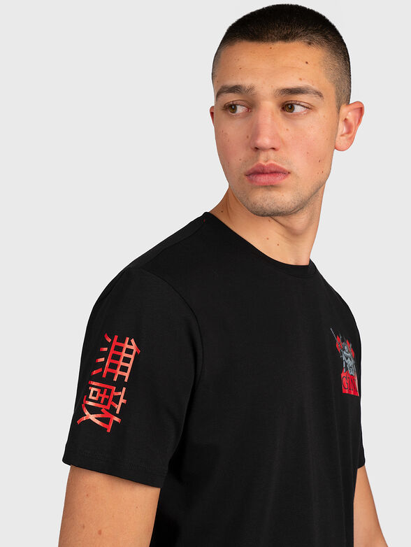 T-shirt with print WARRIOR - 3