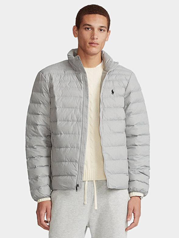 Padded jacket in grey - 1