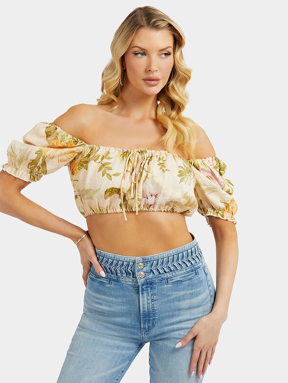 MAYARA puff sleeve top - 1
