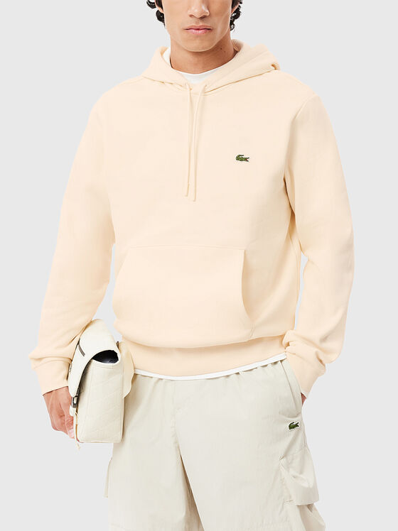 Hooded sweatshirt with logo accent - 1