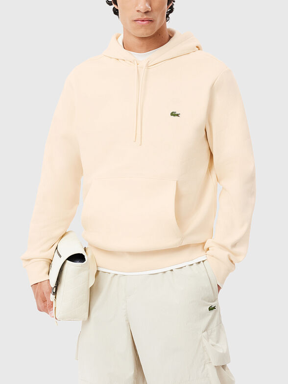 Hooded sweatshirt with logo accent - 1