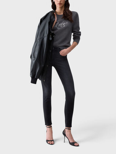 Skinny jeans with rhinestones - 5