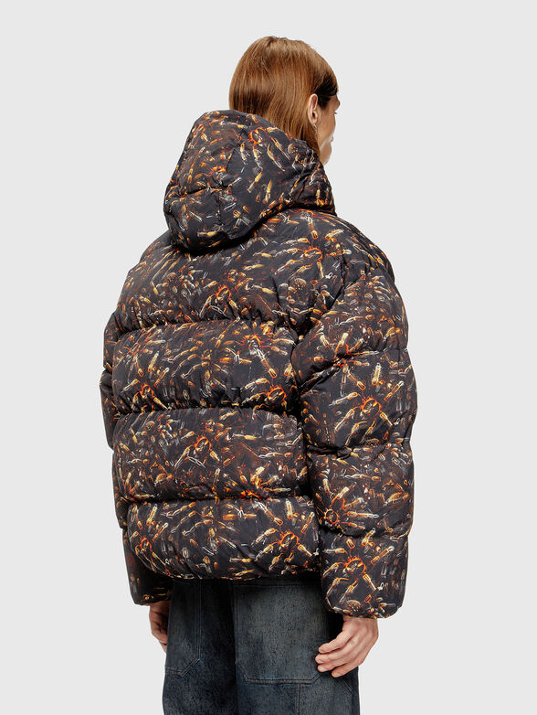 W-SPIDER jacket with hood and accent print - 3