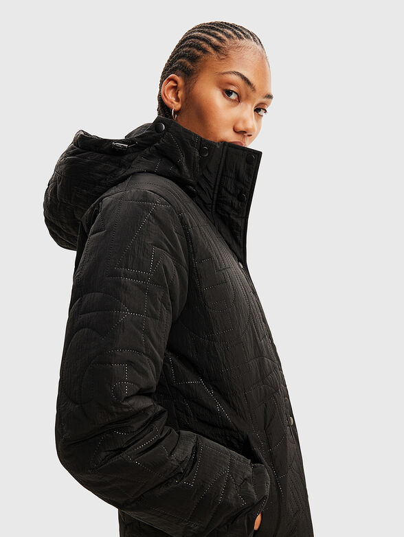 Black padded jacket - 4