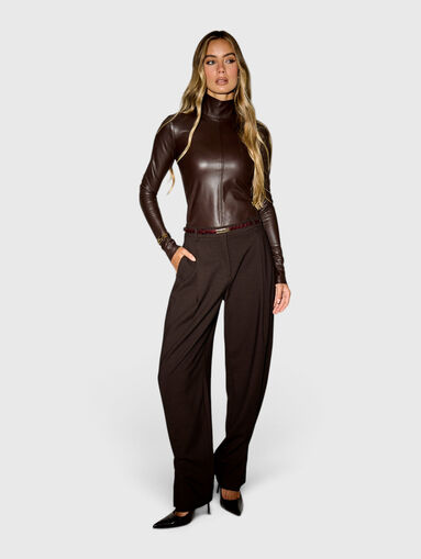 Wool blend pants - 3