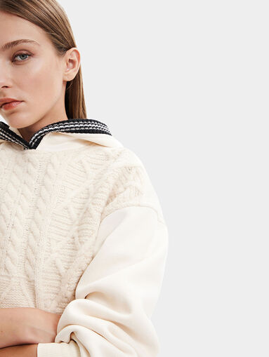 ZIA hybrid hooded sweatshirt - 4