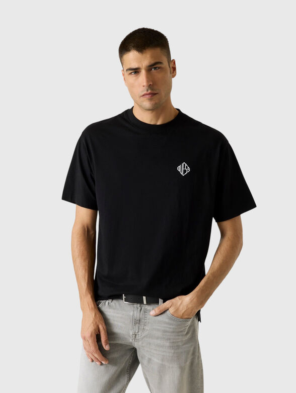 Beige oversized T-shirt - 1