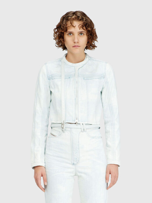 DE-SAPHIX-FSI denim jacket in light blue