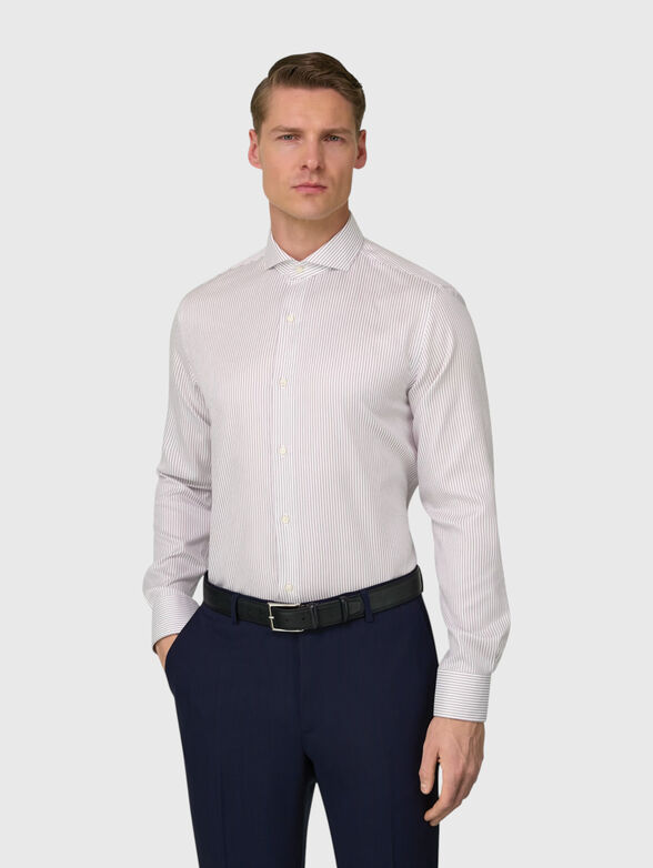 Cotton striped shirt - 1