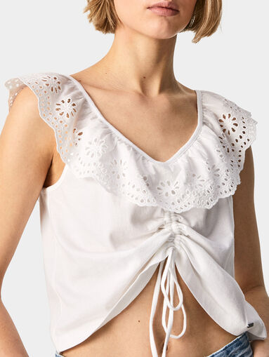BUFFI top with embroidery - 5