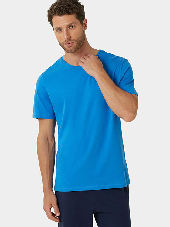 Синя тениска EASY LIVING - 1