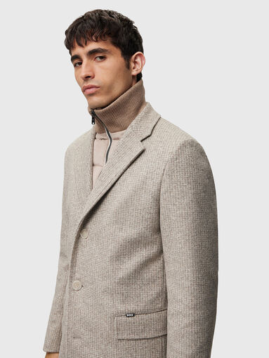 Coat in wool blend - 3