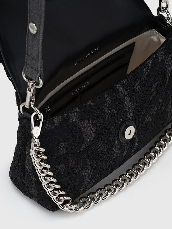 Crossbody bag with lace - 6