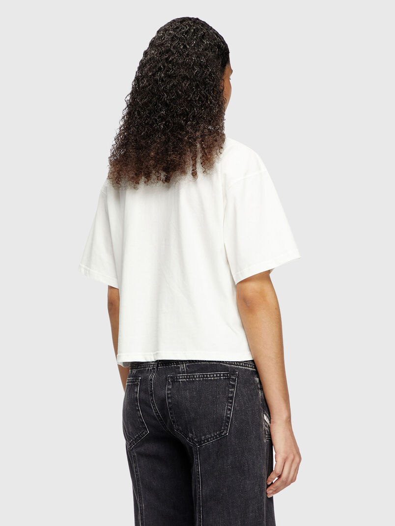T-BUXT-CROP-OD T-shirt with contrast logo - 3