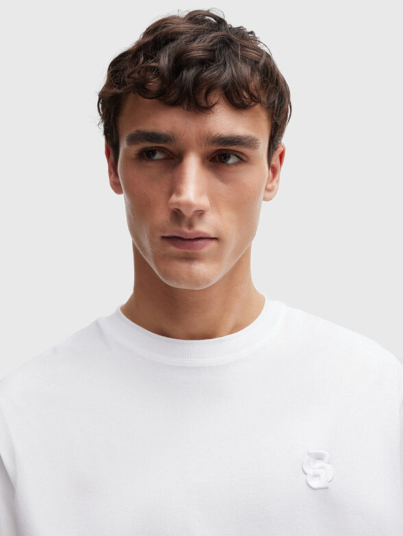 TAMES cotton T-shirt with logo detail - 4